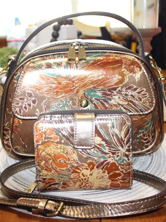 Patricia Nash Handbags - Patricia Nash Crossbody/top handle purse and matching wallet set. Beautiful!
